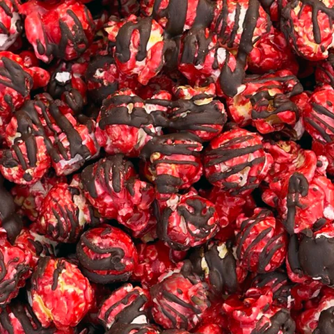 Dark Chocolate Cherry Popcorn