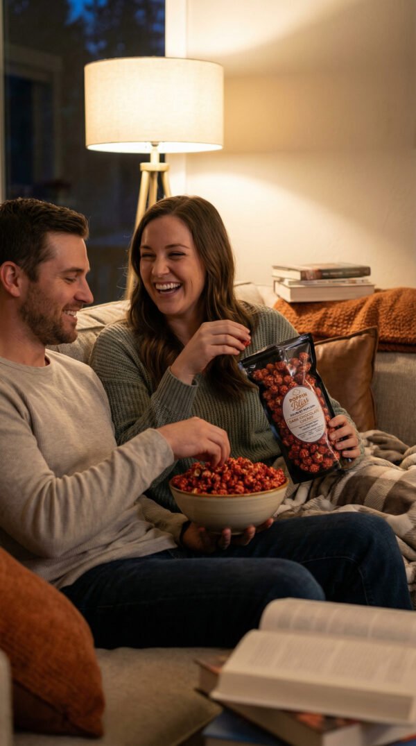 Dark Chocolate Cherry Popcorn