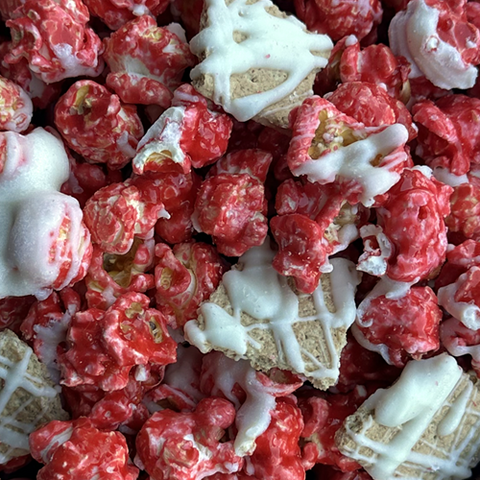 Strawberry Cheesecake Popcorn