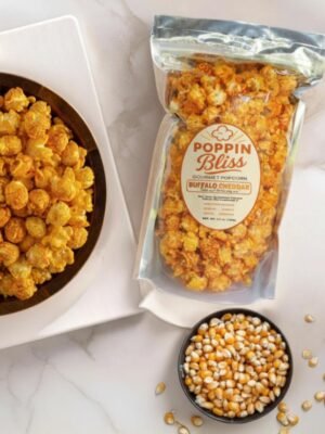 Buffalo Cheddar Popcorn