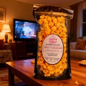 Spicy Cheddar Popcorn