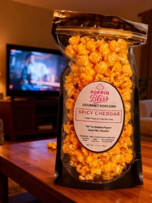 Spicy Cheddar Popcorn