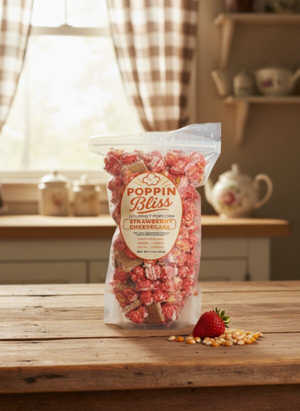 Strawberry Cheesecake Popcorn