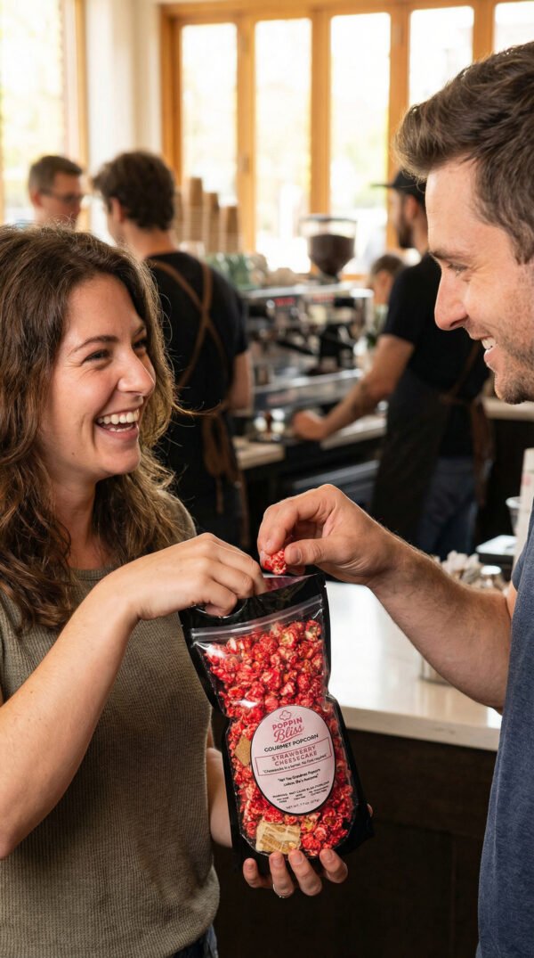 Strawberry Cheesecake Popcorn