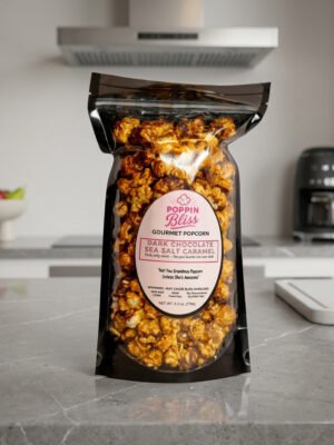 Dark Chocolate Sea Salted Caramel Popcorn